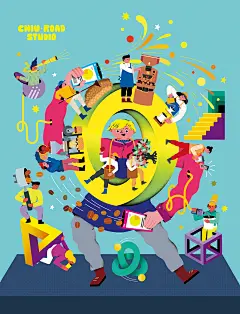 咖啡厅设计 Coffee ILLUSTRATION magazine 咖啡封面插画设计 杂志 插图设计