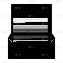 公司信封和文件信笺空白