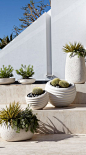 Modern meets natural in this assortment of planters  | Porta Forma
