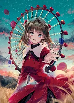 这就是心中的那个女子动漫壁纸 : 我见过春日夏风秋叶冬雪，也踏遍南水北山东麓西岭，可这四季春秋，苍山泱水，都不及你冲我展眉一笑生活中只有一种英
