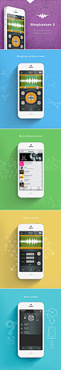 Ringtonium 3 Cool ringtone cutting application ... | • GUI • Web Desi…