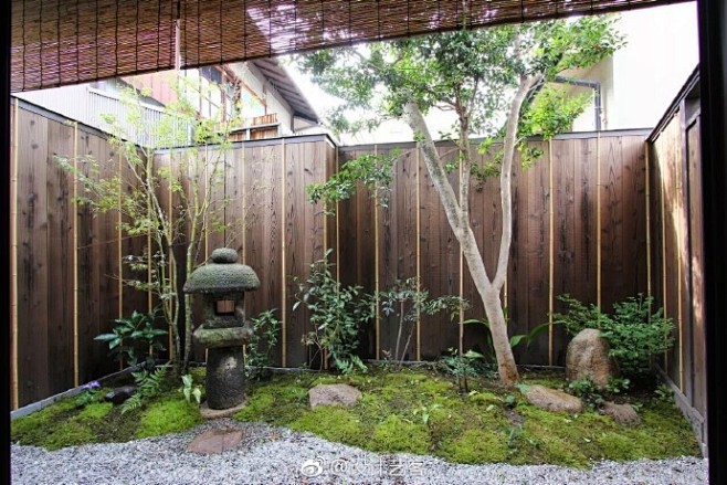 禅意的日式庭院，做间修心茶室不错…#设计...