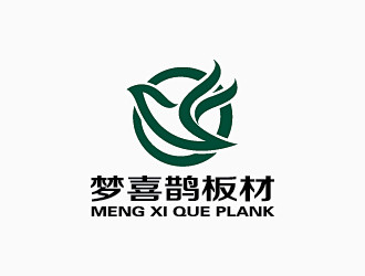 梦喜鹊板材LOGO设计