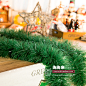 彩条。粘绿草丝 圣诞节藤条装饰挂饰2米 圣诞彩条加密毛条