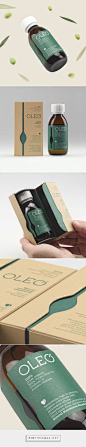 Oleo Nutritional Supplement - olive oil packaging design by 2yolk Branding & Design - http://www.packagingoftheworld.com/2016/12/oleo-nutritional-supplement.html