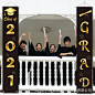 亚马逊爆款2021年 毕业季对联 毕业季门帘 实力厂家 支持定制