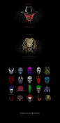 VILLAINS LOGO COLLECTION : Collection of logos villains.