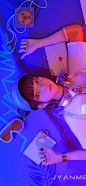手机壁纸—机车少女