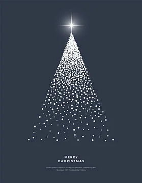 点击来源直接获取大图文件 |Merry Christmas, Happy New Year. White snow christmas