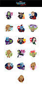 Guardians of the Galaxy Vol2: Facebook Stickers on Behance