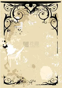 幻想,边框,华丽的,事件,卷着的,精工制品,高雅,弯曲,装饰