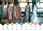 陈坤主演的电视剧《天盛长歌》发布「弈式美」光影色卡，配色看起来很高级啊。 ​​​​