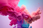 10款时尚缤纷彩虹抽象艺术流体烟雾水墨3D海报背景高清图片素材下载_颜格视觉