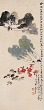 张大千——花鸟画 | 
张大千 (1899-1983) 四川内江人，20世纪中国画坛最具传奇色彩的国画大师。早期在山水画方面卓有成就。后旅居海外，画风工写结合，重彩水墨融为一体，开创了新的艺术风格。张大千作品题材广泛，人物、山水、花鸟、走兽皆精。画人物多采古装，借人物以抒情怀；画翎毛花卉或工笔或写意，清润秀丽，落落大方；山水涉笔成趣，点画新奇，富有诗意。晚年常用泼墨、泼彩描绘风景，独具风格。