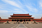 General 3561x2386 architecture building Asian architecture China Forbidden City Beijing temple Tiananmen Square statue stairs clouds