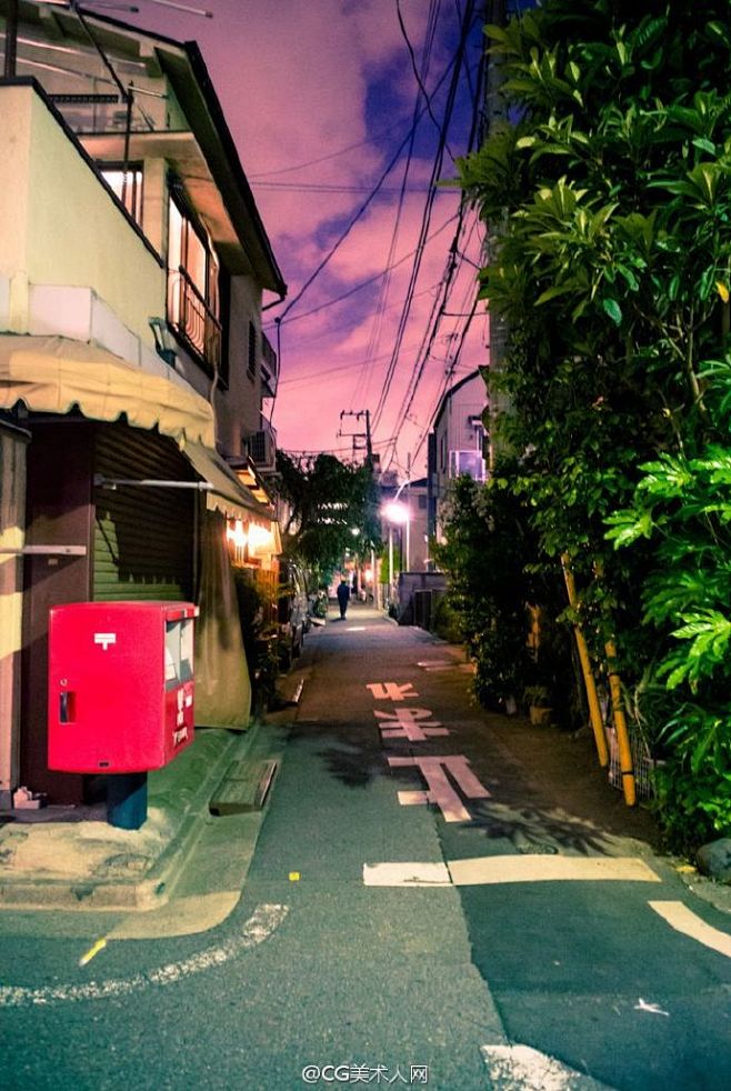 #绘画参考素材#日式街道~