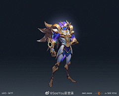 陌尤柒采集到英雄联盟立绘
