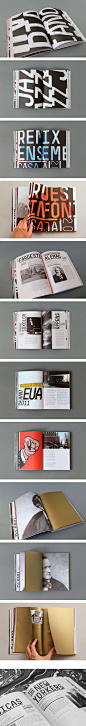 Casa da Música Programme Book Design #书籍# #排版#