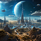 Generations passed, and the colony on far away planet evolved into a thriving society, with bustling cities and interconnected settlements spanning the planet.The planet, had become a beacon of human resilience and ingenuity. Its skies, once empty, now bu