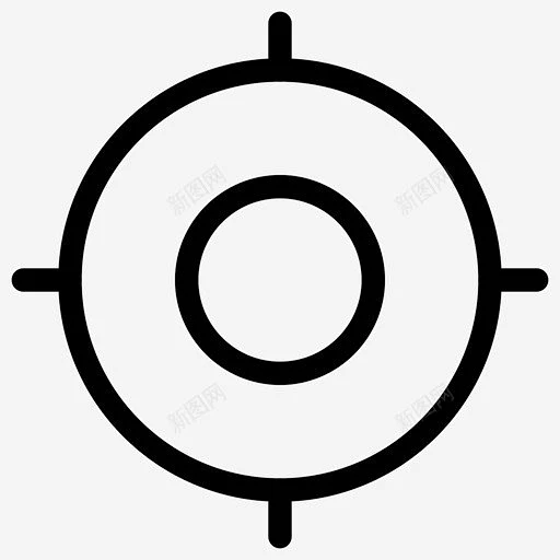 十字准线瞄准精确定位图标 icon 标识 标志 UI图标 设计图片 免费下载 页面网页 平面电商 创意素材-花瓣网