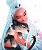 Girls and Animals!, Ross Tran : A mini collection of some sketches I did with girls and their pet animals