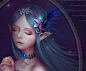 二次元 梦幻 唯美 插画封面 手绘 星光 祈祷 宿愿 长发 宝石 光影 星空 萤火虫 爱心 夜晚 半身像 可爱 小清新 复古 水彩 鲜艳 萌 治愈 手绘 银饰 祝福 愿望 流星 羽毛 洋裙 蕾丝 精灵 闭眼 眼睫毛 文静 淑女 嘴唇