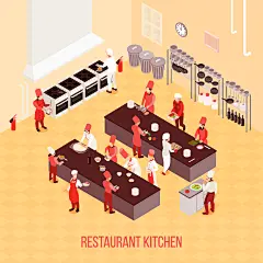 蛋糕面包甜品店制作坊屋子