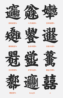 Mark-C采集到字体