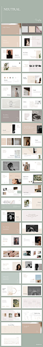 Neutral Presentation Template : This presentation ‘Neutral’ contains creative content slides with beautiful neutral color. This is the portfolio presentation for every creator, designer, student, lecturer, businessman who wants to present their awesome pr