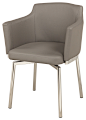 Club Style Swivel Arm Chair, Set of 2, Grey - Contemporary - Dining Chairs - by Michael Anthony Furniture