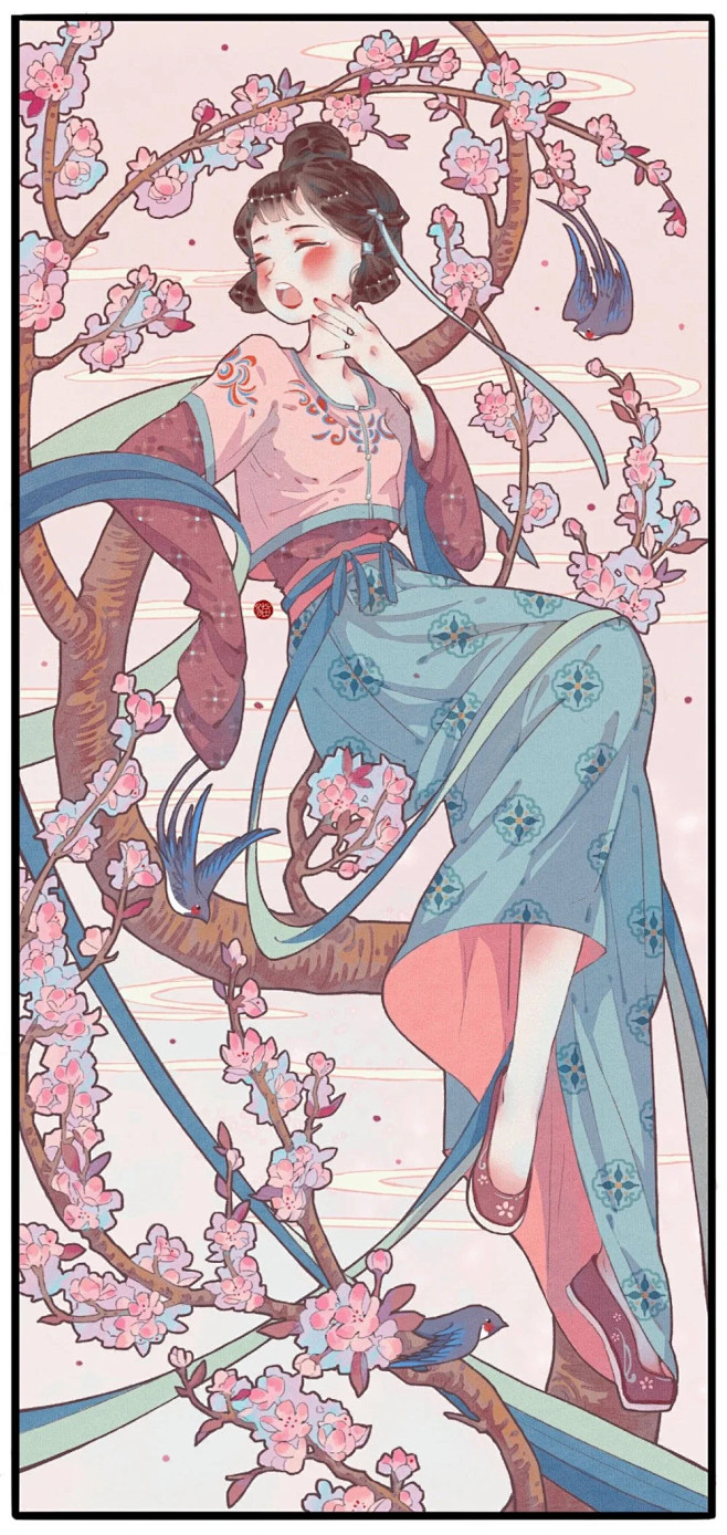 可做壁纸的绝美画风～

Artist:猫...