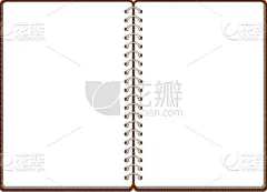 绘画插图,边框,速写本,矢量,笔记本,响亮的,螺线,一个物体,信函,简单