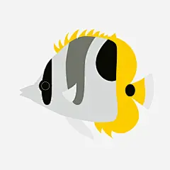 卡通海洋生物鱼文艺风海报设计