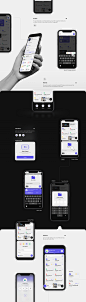 UI Behance file Manage application ux design