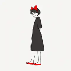 #魔女の宅急便 キキ - uke的插画