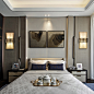 新中式壁灯床头 卧室过道壁灯 酒店客厅创意长方形现代简约壁灯-淘宝网