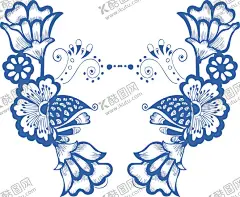 青花瓷花纹 【酷图网】青花瓷,青花,花纹,花,青花瓷花纹