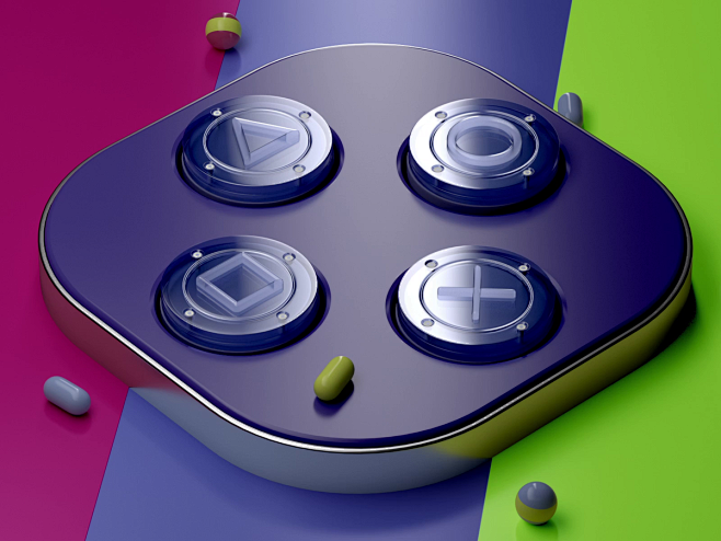 Buttons iOS icon 3d ...