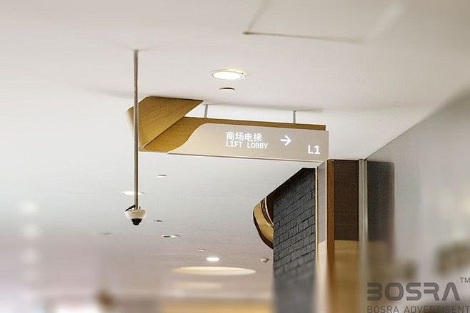 全球导视设计之美悬挂式标牌