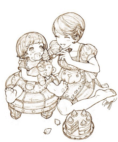 美妆造型师～瑞瑞采集到速写