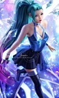 Seraphine - KDA/More, Wickellia Art : Original image, step by step in picture, alternative version, nsfw, psd and video process and video nsfw.
Available in: http://Patreon.com/Wickellia
Past rewards or individual draws: https://gumroad.com/wickellia