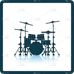 爵士鼓,图标,可爱的,分离着色,音乐,爵士乐,乐队,图像,音乐节,传统节日