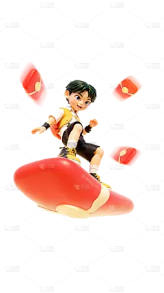 促销系列3D立体人物元素