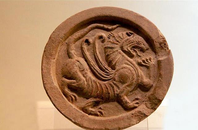 四神瓦当欣赏青龙白虎朱雀玄武