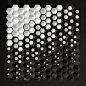 FOLLOW our GROUP MATERIAL CMF TRENDS or visit www.chameo-design.com/shop/ I hexagon pattern black & white shadow: 