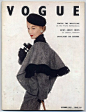 Vogue British 1951 October cover by Irving Pen
