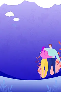 情人节直播间背景