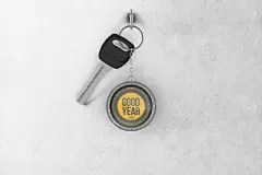 别致学生悦目钥匙扣样机