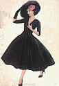 1950S的美国名模和Vogue封面女郎 Dovima ​​​​