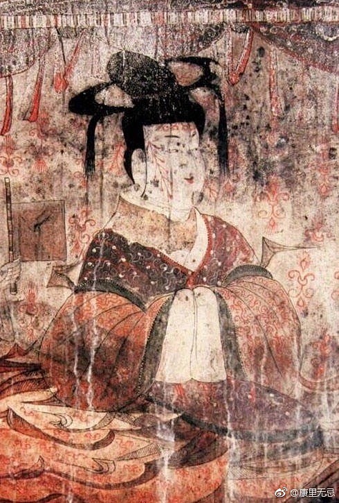 迷之圈圈系列算是妆容复原图一十六国面妆图二十六